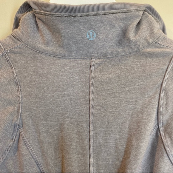 Lululemon Lavender Full Tilt Pullover Half Zip Size 8 - Picture 7 of 9